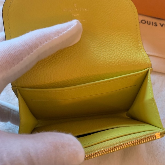 YELLOW ROSALIE EMPREINTE COIN PURSE / WALLET - M81974 - Picture 14 of 16